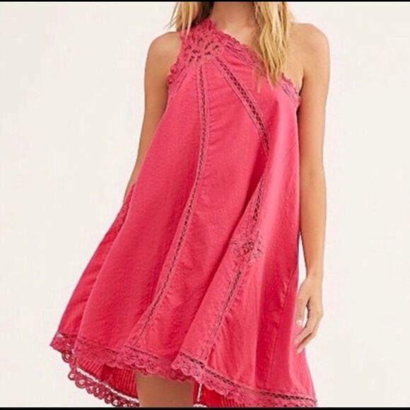 NWOT free people  one shoulder mini dress size S - Picture 2 of 7
